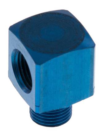 90 Grad abgewinkeltes Fitting G1/8'' Außengewinde x Innengewinde Aluminium 16bar (224.8psi) [2 Stück]