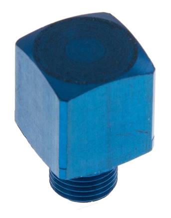 90 Grad abgewinkeltes Fitting G1/8'' Außengewinde x Innengewinde Aluminium 16bar (224.8psi) [2 Stück]