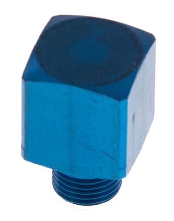 90 Grad abgewinkeltes Fitting G1/8'' Außengewinde x Innengewinde Aluminium 16bar (224.8psi) [2 Stück]