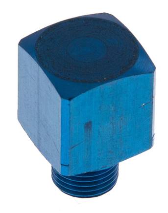 90 Grad abgewinkeltes Fitting G1/8'' Außengewinde x Innengewinde Aluminium 16bar (224.8psi) [2 Stück]