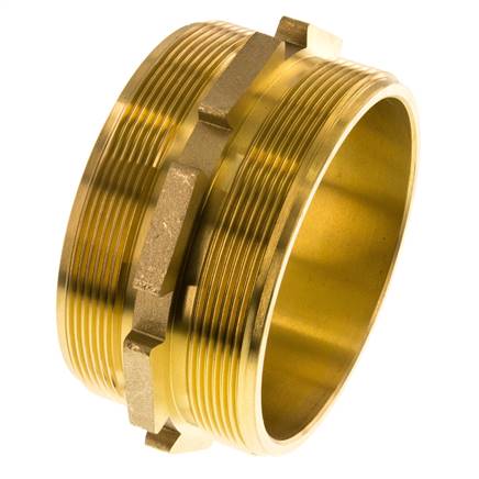 G 4'' Doppelnippel aus Messing 16 bar