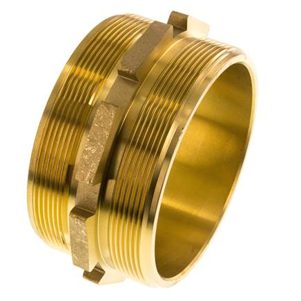 G 4'' Doppelnippel aus Messing 16 bar