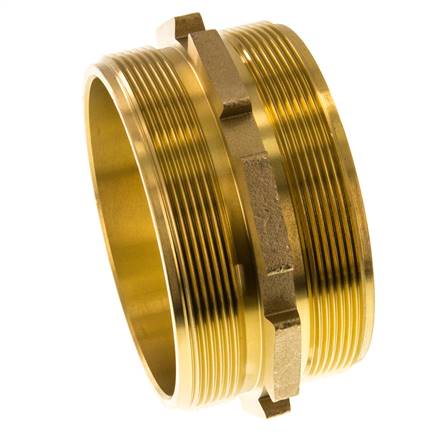 G 4'' Doppelnippel aus Messing 16 bar