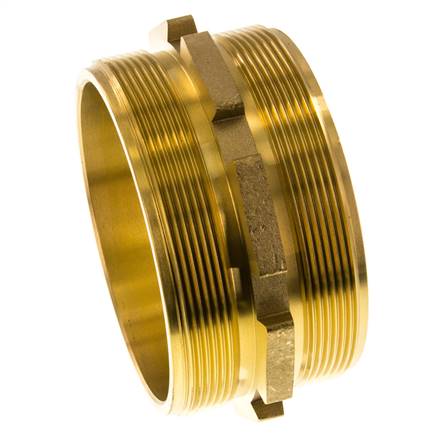 G 4'' Doppelnippel aus Messing 16 bar