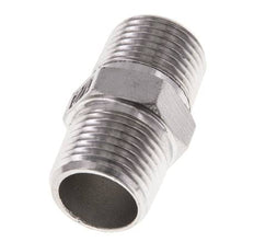 1/2'' NPT Edelstahl Doppelnippel 16 bar