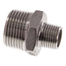 R 1'' x R 1/2'' Doppelnippel aus Edelstahl 16 bar