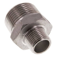 R 1'' x R 1/2'' Doppelnippel aus Edelstahl 16 bar