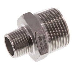 R 1'' x R 1/2'' Doppelnippel aus Edelstahl 16 bar