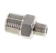 1/4'' NPT x 1/2'' NPT Edelstahl-Doppelnippel 210 bar - Hydraulisch