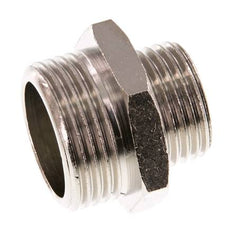 G 3/4'' x G 1/2'' Vernickeltes Messing Doppelnippel 16 bar [2 Stück]