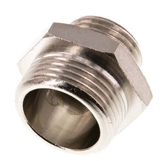 G 3/4'' x G 1/2'' Vernickeltes Messing Doppelnippel 16 bar [2 Stück]