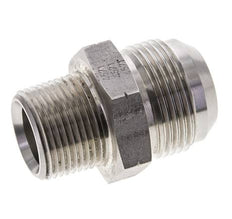 JIC Doppelnippel UN 1-7/8''-12 x 1 1/2'' NPT Edelstahl 70bar (983.5psi)