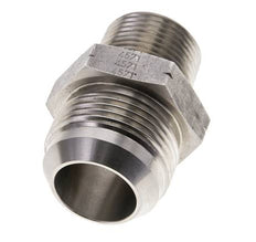 JIC Doppelnippel UN 1-7/8''-12 x 1 1/2'' NPT Edelstahl 70bar (983.5psi)