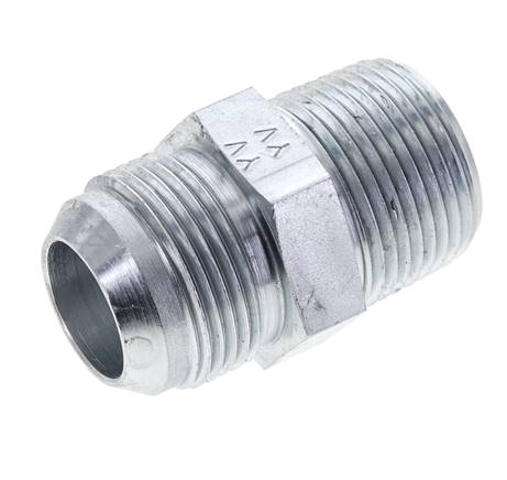 JIC Doppel-Nippel UN 1-5/16''-12 x 1'' NPT Stahl 140bar (1967.0psi)