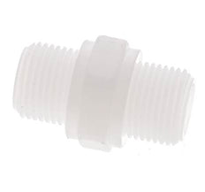 Doppelnippel G3/8'' Polypropylen (pp) 10bar (140,5psi) FDA 22mm Sechskant