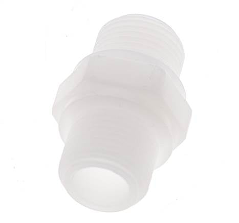 Doppelnippel G3/8'' Polypropylen (pp) 10bar (140,5psi) FDA 22mm Sechskant