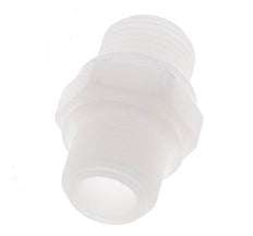 Doppelnippel G3/8'' Polypropylen (pp) 10bar (140,5psi) FDA 22mm Sechskant
