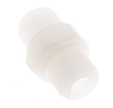 Doppelnippel G3/8'' PVDF 10bar (140,5psi) FDA 22mm Sechskant