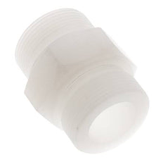 Doppelnippel G1 1/2'' PVDF 10bar (140,5psi) FDA 55mm Sechskant
