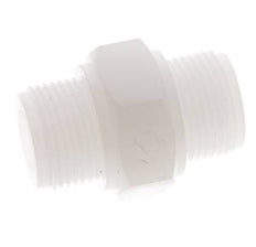 Doppelnippel G3/4'' PVDF 10bar (140,5psi) FDA 36mm Sechskant