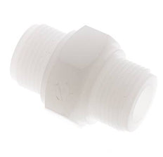 Doppelnippel G3/4'' PVDF 10bar (140,5psi) FDA 36mm Sechskant