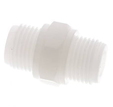 Doppelnippel G1/2'' PVDF 10bar (140,5psi) FDA 27mm Sechskant