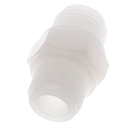 Doppelnippel G1/2'' PVDF 10bar (140,5psi) FDA 27mm Sechskant