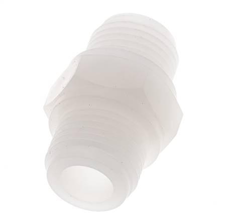 Doppelnippel G1/2'' PVDF 10bar (140,5psi) FDA 27mm Sechskant