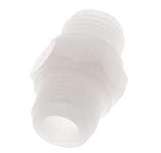 Doppelnippel G1/2'' PVDF 10bar (140,5psi) FDA 27mm Sechskant