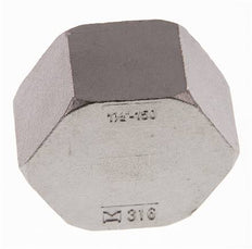1 1/2'' NPT Endkappe aus Edelstahl 16 bar