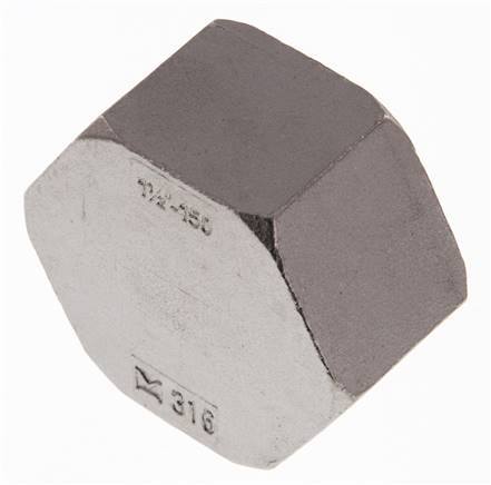 1 1/2'' NPT Endkappe aus Edelstahl 16 bar