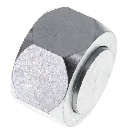 JIC-Endkappe UN 1-7/8''-12 Stahl 100bar (1405.0psi)