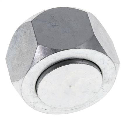 JIC-Endkappe UN 1-7/8''-12 Stahl 100bar (1405.0psi)