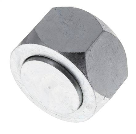 JIC-Endkappe UN 1-7/8''-12 Stahl 100bar (1405.0psi)