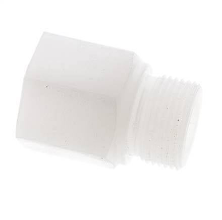 Verlängerung mit Gewinde G3/4'' Außengewinde x Innengewinde PVDF 10bar (140,5psi) FDA 32mm Sechskant