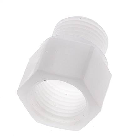 Verlängerung mit Gewinde G1/2'' Außengewinde x Innengewinde Polypropylen (pp) 10bar (140,5psi) FDA 27mm Sechskant