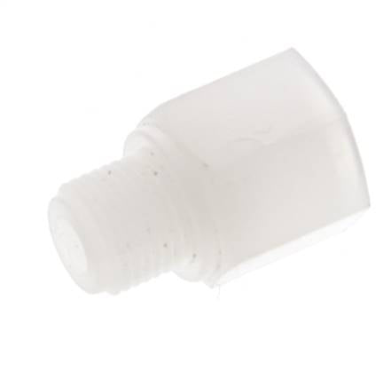 Verlängerung mit Gewinde G1/8'' Außengewinde x Innengewinde PVDF 10bar (140,5psi) FDA 14mm Sechskant
