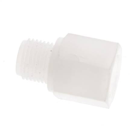 Verlängerung mit Gewinde G1/8'' Außengewinde x Innengewinde PVDF 10bar (140,5psi) FDA 14mm Sechskant