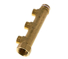 G 3/4'' x 3xG 1/2'' F/M/M Verteilerrohre aus Messing 10 Bar