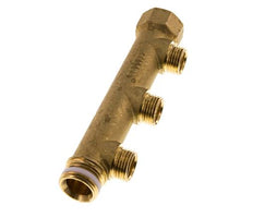 G 3/4'' x 3xG 1/2'' F/M/M Verteilerrohre aus Messing 10 Bar