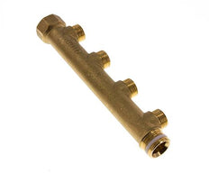 G 3/4'' x 4xG 1/2'' F/M/M Verteilerrohre aus Messing 10 Bar