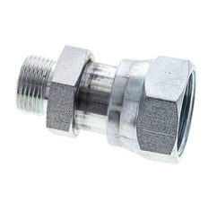 UN 1-7/16''-12 x UNS 1''-14 F/M Verzinkter Stahl Reduzieradapter ORFS 400 Bar - Hydraulisch