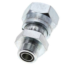 UN 1-7/16''-12 x UNS 1''-14 F/M Verzinkter Stahl Reduzieradapter ORFS 400 Bar - Hydraulisch