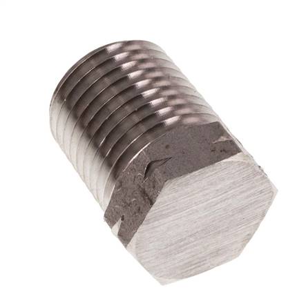 1/4'' NPT Außengewinde Edelstahl Verschlussstopfen mit Außensechskant 275 bar