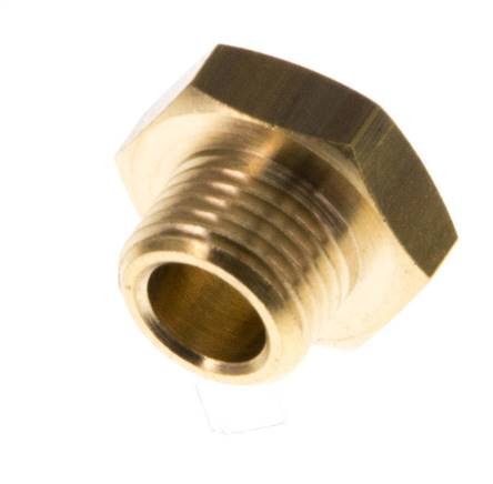 G 1/8'' Verschlussstopfen aus Messing mit Außensechskant 16 bar [10 Stück]