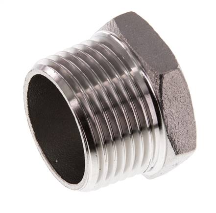 Stecker R1'' Edelstahl mit Außensechskant 16bar (224.8psi)