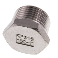 Stecker R1'' Edelstahl mit Außensechskant 16bar (224.8psi)