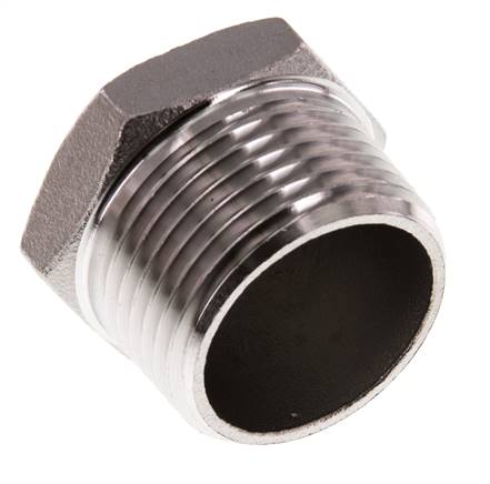 Stecker R1'' Edelstahl mit Außensechskant 16bar (224.8psi)
