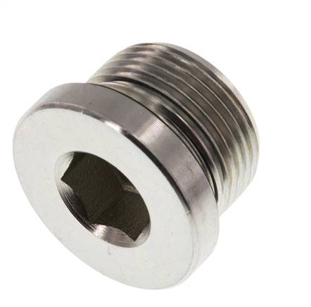 Stopfen M24 X 1.5 Stahl NBR mit Innensechskant 400bar (5620.0psi)