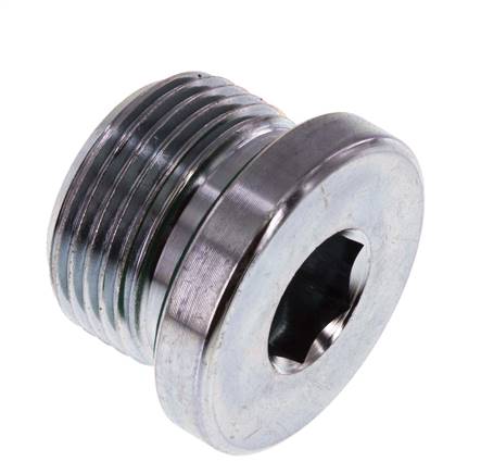 Stecker M22 X 1.5 Stahl FKM mit Innensechskant 400bar (5620.0psi) [2 Stück]